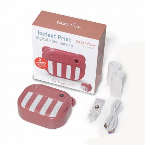 ZAZU Instant print digital kids Camera - Pink
